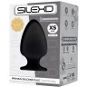Черная анальная втулка Premium Silicone Plug XS - 8 см.