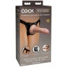 Страпон с телесной насадкой на присоске Beginner s Silicone Body Dock Kit - 14 см.