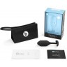Чёрная пробка для ношения B-vibe Snug Plug 2 - 11,4 см.