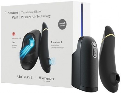 Набор для пар Pleasure Pair: мастурбатор ARCwave Ion и стимулятор Womanizer Premium 2