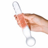 Стеклянный спиральный жезл Joystick, 20 см.