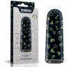 Мини-вибратор Rechargeable Glow-in-the-dark Heart Massager - 8,5 см.