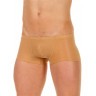 Бежевые трусы-хипсы с текстурой в виде роз на ткани Beige Rose Boxer