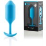 Голубая пробка для ношения B-vibe Snug Plug 3 - 12,7 см.