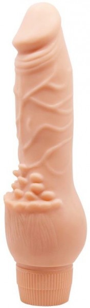 Телесный вибратор-реалистик Clark - 19,5 см.