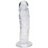 Прозрачный фаллоимитатор на присоске Empire Jelly Dildo - 19,3 см.