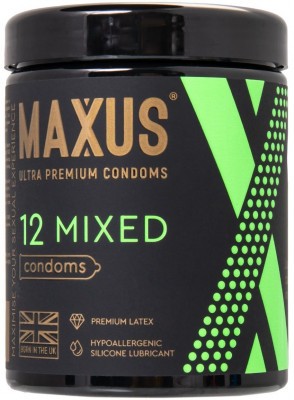 Презервативы MAXUS Mixed - 12 шт.