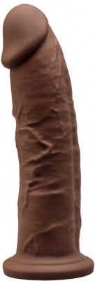 Коричневый фаллоимитатор SILEXD Model 2 - 19 см.