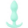 Аквамариновая анальная втулка Mini Butt Plug - 8,2 см.