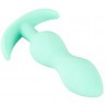 Аквамариновая анальная втулка Mini Butt Plug - 8,2 см.