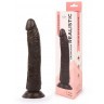 Фаллоимитатор-реалистик Erowoman коричневого цвета - 22 см.