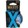 Классические презервативы в пластиковом кейсе MAXUS AIR Classic - 3 шт.