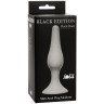 Серая анальная пробка Slim Anal Plug Medium - 11,5 см.