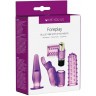 Фиолетовый вибронабор Foreplay Couples Kit