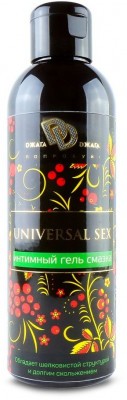 Интимный гель-смазка на водной основе UNIVERSAL SEX - 200 мл.