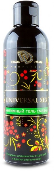Интимный гель-смазка на водной основе UNIVERSAL SEX - 200 мл.