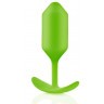 Лаймовая пробка для ношения B-vibe Snug Plug 3 - 12,7 см.