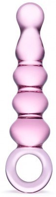 Анальный розовый жезл Quintessence Anal Slider - 18 см.