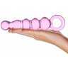 Анальный розовый жезл Quintessence Anal Slider - 18 см.