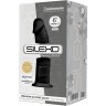 Черный фаллоимитатор SILEXD Model 2 - 15,4 см.