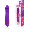 Фиолетовый силиконовый вибратор Cosmo - 13 см.