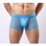 Мужские трусы-боксеры из сетки Cockcon Unzip-Me Boxer с пикантным принтом
