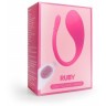 Ярко-розовый гладкий вагинальный виброшарик Ruby