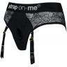 Черные трусики для насадок Diva Lingerie Harness - size S