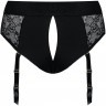 Черные трусики для насадок Diva Lingerie Harness - size S