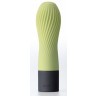 Салатовый рифленый мини-вибратор IROHA ZEN MATCHA - 12,7 см.