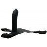 Страпон на эластичных ремнях Ultra Harness Karin Dildo - 16,8 см.