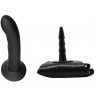 Страпон на эластичных ремнях Ultra Harness Karin Dildo - 16,8 см.