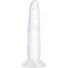 Прозрачный фаллоимитатор-реалистик Crystal - 19 см.