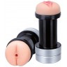 Мастурбатор 2-в-1 REALSTUFF 2 IN 1 HUMMER ANUS   VAGINA: вагина и анус