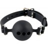 Силиконовый кляп-шар с отверстиями для дыхания Silicone Breathable Ball Gag Small