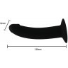 Страпон на эластичных ремнях Ultra Harness Les Dildo - 15 см.