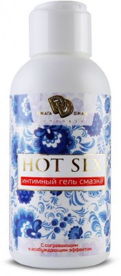 Согревающий и возбуждающий интимный гель-смазка HOT SEX - 100 мл.