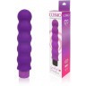 Фиолетовый силиконовый вибратор-елочка Cosmo - 15 см.