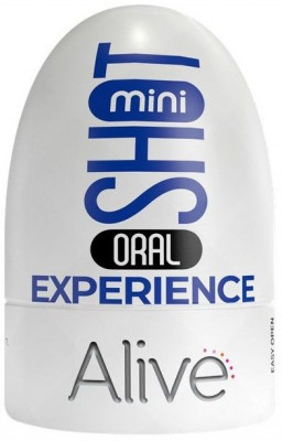 Телесный мастурбатор-ротик Oral Mini Masturbator