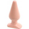 Анальная пробка телесного цвета Butt Plugs Smooth Classic Large - 14 см.