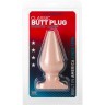 Анальная пробка телесного цвета Butt Plugs Smooth Classic Large - 14 см.