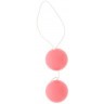 Розовые вагинальные шарики Vibratone DUO-BALLS