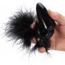 Пробка с хвостиком Black Bunny - 11 см.