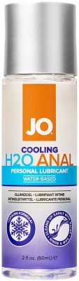 Анальный охлаждающий и обезболивающий лубрикант на водной основе JO Anal H2O COOLING - 60 мл.