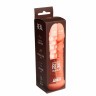 Телесный фаллоудлинитель Extra Size Bubbles - 15,5 см.