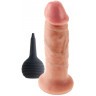 Фаллоимитатор с имитацией семяизвержения 6  Squirting Cock - 17,8 см.