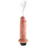 Фаллоимитатор с имитацией семяизвержения 6  Squirting Cock - 17,8 см.