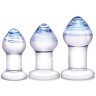 Набор из 3 стеклянных анальных пробок Pleasure Droplets Plug Set