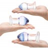 Набор из 3 стеклянных анальных пробок Pleasure Droplets Plug Set