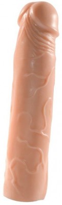 Насадка-удлинитель Extension sleeve телесного цвета - 18,5 см.